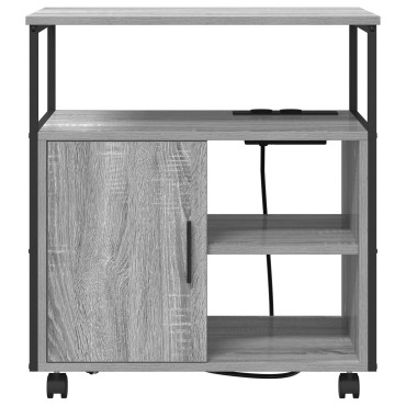 vidaXL Ντουλάπα με Σταθμό Φόρτισης 61x46x67cm Επεξεργασμένο Ξύλο 1 τεμ.