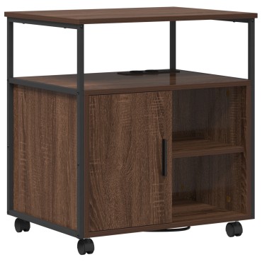 vidaXL Ντουλάπα με Σταθμό Φόρτισης 61x46x67cm Επεξεργασμένο Ξύλο 1 τεμ.