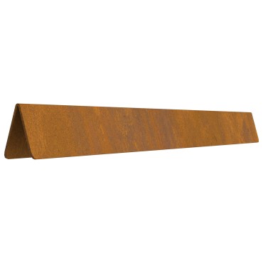 vidaXL Περίγραμμα γκαζόν 4 τμχ. 450 x 0,05 x 10 εκ Σκ rusty