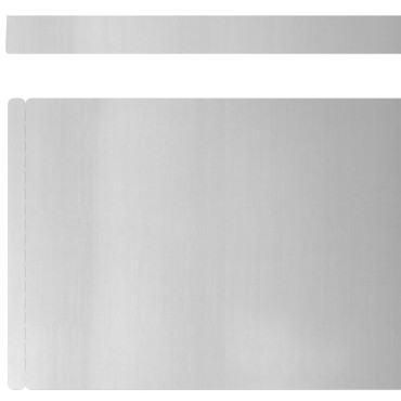 vidaXL Περίγραμμα γκαζόν 4 τμχ. 450 x 0.05 x 15 εκ Ασημί