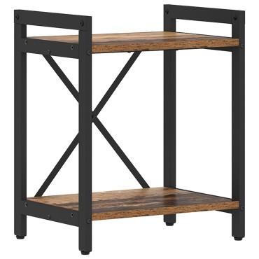 vidaXL Ράφι Βιβλίων 40x30x50cm Επεξεργασμένο Ξύλο Παλαιό ξύλο 1 τεμ.