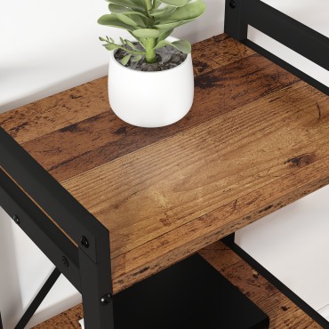 vidaXL Ράφι Βιβλίων 40x30x50cm Επεξεργασμένο Ξύλο Παλαιό ξύλο 1 τεμ.