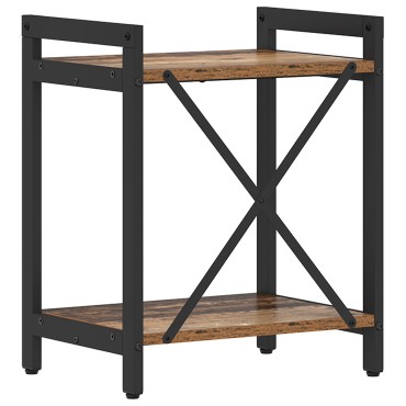 vidaXL Ράφι Βιβλίων 40x30x50cm Επεξεργασμένο Ξύλο Παλαιό ξύλο 1 τεμ.