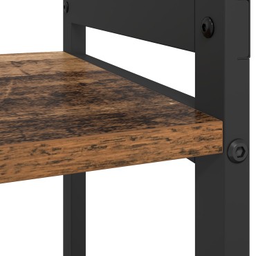 vidaXL Ράφι Βιβλίων 40x30x50cm Επεξεργασμένο Ξύλο Παλαιό ξύλο 1 τεμ.