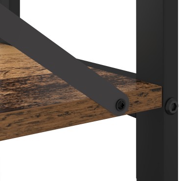 vidaXL Ράφι Βιβλίων 40x30x50cm Επεξεργασμένο Ξύλο Παλαιό ξύλο 1 τεμ.