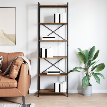 vidaXL Ράφι Βιβλίων 60x30x189,5cm Επεξεργασμένο Ξύλο 1 τεμ.
