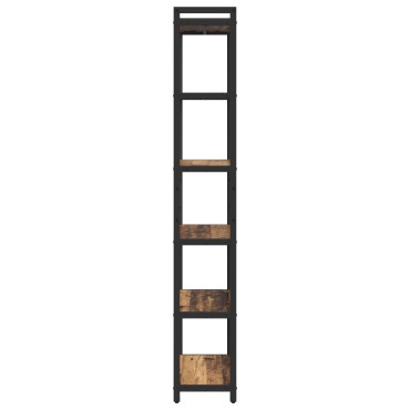 vidaXL Ράφι Βιβλίων 60x30x189,5cm Επεξεργασμένο Ξύλο Παλαιό ξύλο 1 τεμ.