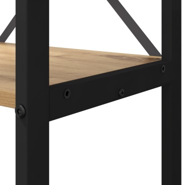 vidaXL Ράφι Βιβλίων 60x30x155cm Επεξεργασμένο Ξύλο Artisan Oak 1 τεμ.