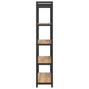 vidaXL Ράφι Βιβλίων 80x30x155cm Επεξεργασμένο Ξύλο Artisan Oak 1 τεμ.