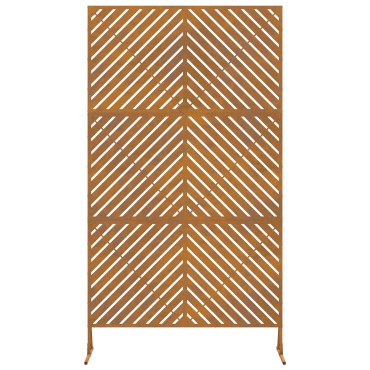 vidaXL Οθόνη Ιδιωτικότητας 100x50x180cm Σκ rusty