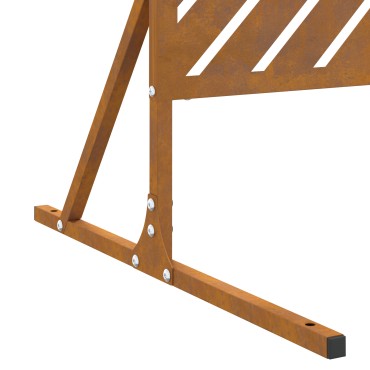 vidaXL Οθόνη Ιδιωτικότητας 100x50x180cm Σκ rusty