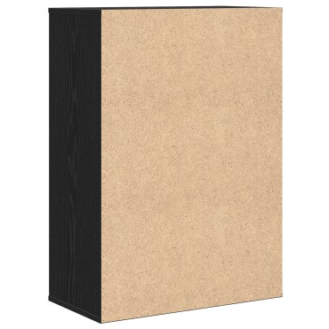 vidaXL Πλαϊνό γραφείο Μαύρη Οξυά 60x31x84cm Επεξεργασμένο Ξύλο 1 τεμ.