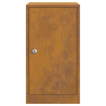 vidaXL γραμματοκιβώτιο με αποθήκευση Σκ rusty 30 x 20 x 55 εκ.