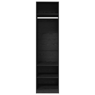 vidaXL Ντουλάπι Μαύρη Οξυά 50x50x200cm Επεξεργασμένο Ξύλο