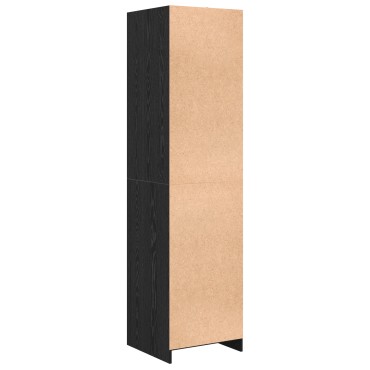 vidaXL Ντουλάπι Μαύρη Οξυά 50x50x200cm Επεξεργασμένο Ξύλο
