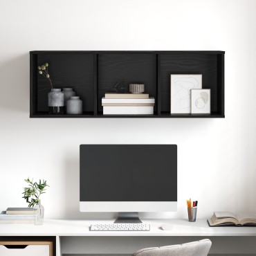 vidaXL Σετ επίπλου τηλεόρασης 37x37x107cm Μαύρη Οξυά