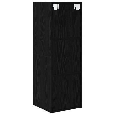vidaXL Σετ επίπλου τηλεόρασης 37x37x107cm Μαύρη Οξυά