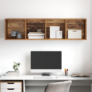 vidaXL Σετ επίπλου τηλεόρασης 37x37x142,5cm Παλιό Ξύλο