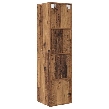 vidaXL Σετ επίπλου τηλεόρασης 37x37x142,5cm Παλιό Ξύλο