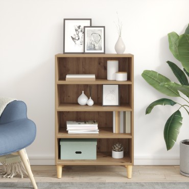 vidaXL Πλαϊνό γραφείο Artisan Oak 57x35x89.5cm Επεξεργασμένο Ξύλο 1 τεμ.