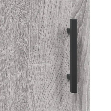 vidaXL Ντουλάπι Γκρι Sonoma 69,5x34x180cm Επεξεργασμένο Ξύλο 1 τεμ.