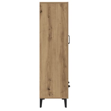 vidaXL Ντουλάπα τεχνίτης Δρυς 70x31x115cm από Επεξεργασμένο Ξύλο 1 τεμ.
