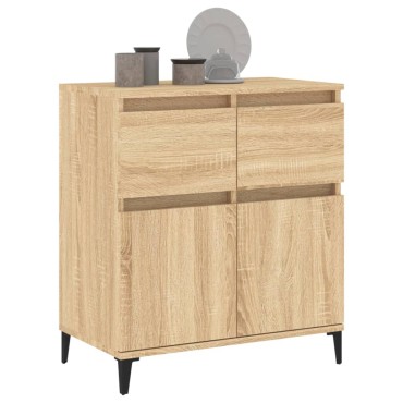 vidaXL Συρταριέρα Sonoma Δρυς 60x35x70cm Επεξεργασμένο Ξύλο 1 τεμ.