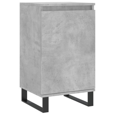 vidaXL Συρταριέρα Γκρι Σκυροδ. 40x35x70cm από Επεξεργασμένο Ξύλο 1 τεμ.