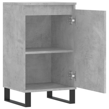 vidaXL Συρταριέρα Γκρι Σκυροδ. 40x35x70cm από Επεξεργασμένο Ξύλο 1 τεμ.