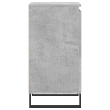 vidaXL Συρταριέρα Γκρι Σκυροδ. 40x35x70cm από Επεξεργασμένο Ξύλο 1 τεμ.