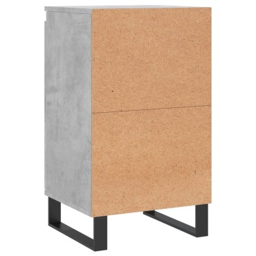 vidaXL Συρταριέρα Γκρι Σκυροδ. 40x35x70cm από Επεξεργασμένο Ξύλο 1 τεμ.