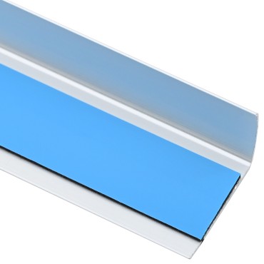 vidaXL Προστατευτικά ακμών σκάλας 30 pcs Ασημί 67 x 3 x 2 εκ.