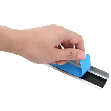 vidaXL Προστατευτικά ακμών σκάλας 10 pcs Ασημί 67 x 3.5 x 3 εκ