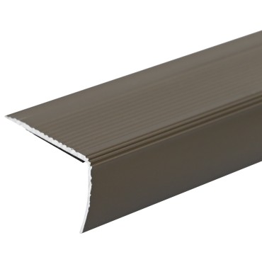 vidaXL Προστατευτικά ακμών σκάλας 10 τμχ. Καφέ 67 x 3.5 x 3 εκ