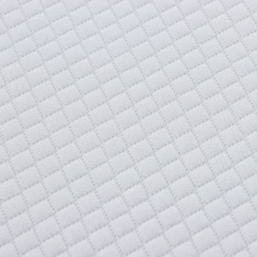 vidaXL Στρώμα Μέτρια μαλακό 80x200cm Λευκό και Γκρι 1 τεμ. - Μονό