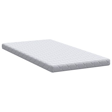 vidaXL Στρώμα Λευκό 90x200cm Ζακάρ ύφασμα 1 τεμ. - Μονό