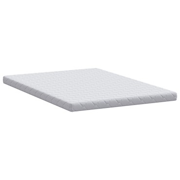 vidaXL Στρώμα Λευκό 140x200cm Ζακάρ ύφασμα 1 τεμ. - Διπλό