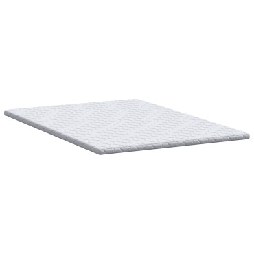 vidaXL Κουβέρτα Καρύδας Λευκό 140 x 200 cm Ζακάρ ύφασμα