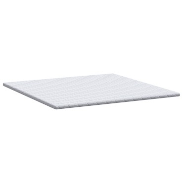 vidaXL Κουβέρτα Καρύδας Λευκό 180 x 200 cm Ζακάρ ύφασμα