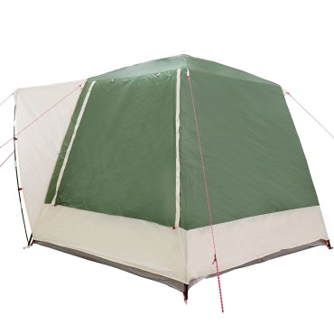 vidaXL Σκηνή Camping 8 ατόμων Πράσινο Πολυεστέρας Αδιάβροχο