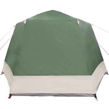 vidaXL Σκηνή Camping 8 ατόμων Πράσινο Πολυεστέρας Αδιάβροχο