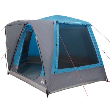 vidaXL Σκηνή Camping Καταφύγιο Μπλε 420 x 420 x 227 εκ Πολυεστέρας