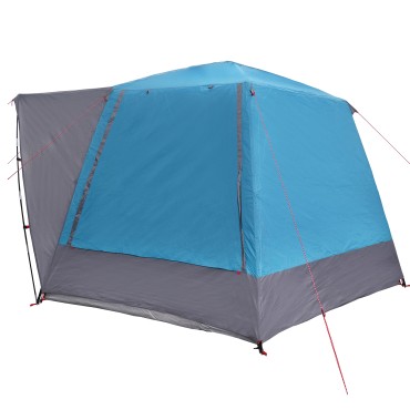 vidaXL Σκηνή Camping Καταφύγιο Μπλε 420 x 420 x 227 εκ Πολυεστέρας