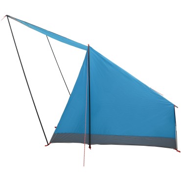 vidaXL Σκηνή Camping 4 ατόμων Μπλε ταφτάς Αδιάβροχο