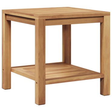 vidaXL Τραπεζάκι σαλονιού Καφέ 45x45x45cm Μασίφ ξύλο teak 1 τεμ.