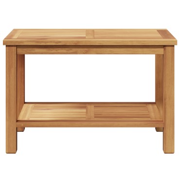 vidaXL Τραπεζάκι σαλονιού Καφέ 70x40x45cm Στερεό Ξύλο Τίκ 1 τεμ.