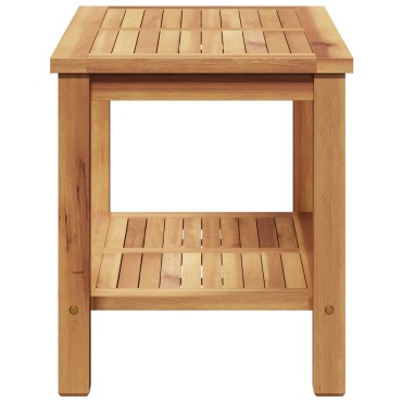 vidaXL Τραπεζάκι σαλονιού Καφέ 70x40x45cm Στερεό Ξύλο Τίκ 1 τεμ.