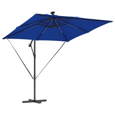 vidaXL Ομπρέλα ηλίου 249 x 249 x 250 εκ. Πολυεστέρας και Αλουμίνιο