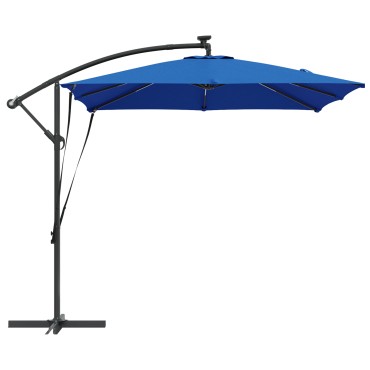 vidaXL Ομπρέλα ηλίου 249 x 249 x 250 εκ. Πολυεστέρας και Αλουμίνιο