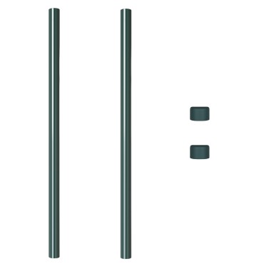 vidaXL Στύλος Περιφράξεων 2 τμχ. Πράσινο 3,2x3,2x110cm